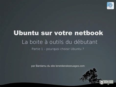 Pdf Ubuntu La Boite Outils Du D Butant Partie Pourquoi