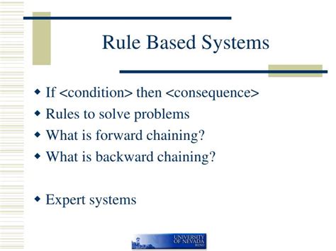 Ppt Rule Based Systems Powerpoint Presentation Free Download Id4764213