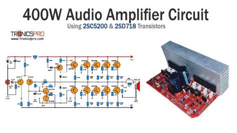 W Amplifier Circuit Diagram Using Sc Tronicspro