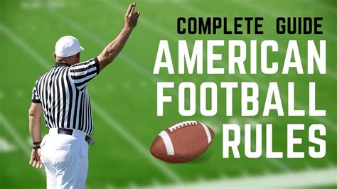 American Football Referee Signals Complete Guide Youtube