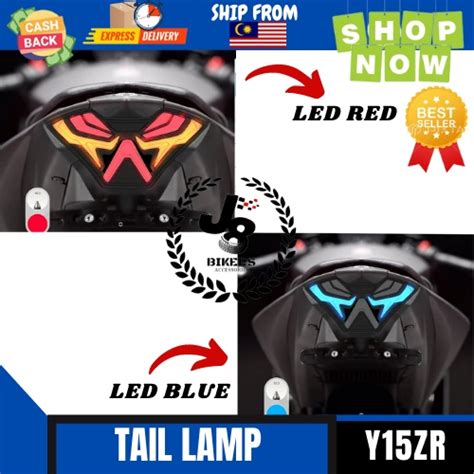 YAMAHA Y15ZR R25 TAIL LAMP 100 ORIGINAL JPA INTEGRATED LIGHT TAIL