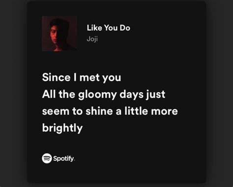 Joji Like You Do Lyrics Spotify Nel 2024