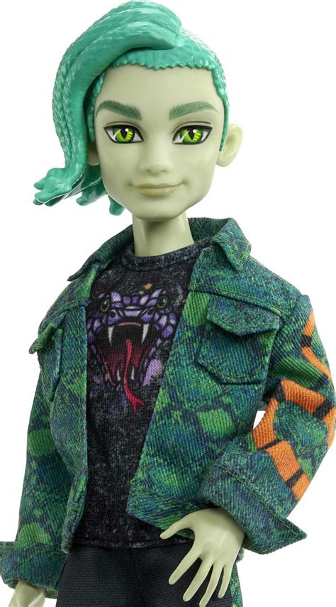 Monster High Deuce Gorgon Posable Doll Pet And Accessories Denim