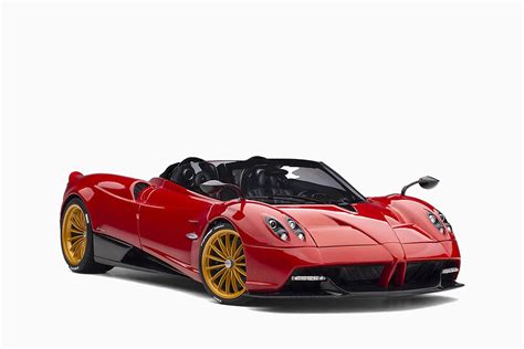 AutoArt Pagani Huayra Roadster, Rosso Monza/Red 1/18 Diecast Car