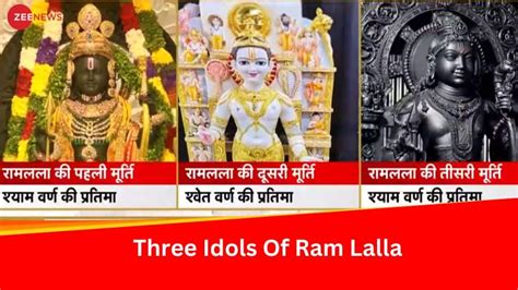 Watch Video: All Three Idols Of Ram Lalla; Remaining Two Vigrahas To Be ...