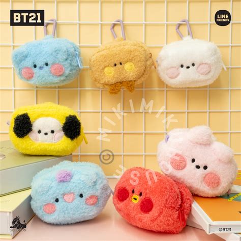 Jual Bt Fluffy Minini Coin Pouch Case Dompet Official Japan Jepang