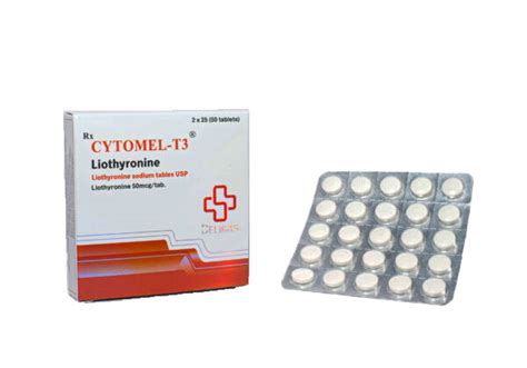 Cytomel T3 50mcg 50 Tabs Beligas Pharmaceuticals STERO Is