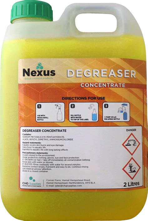 Nexus Degreaser Concentrate 2x2litre Chg Supplies