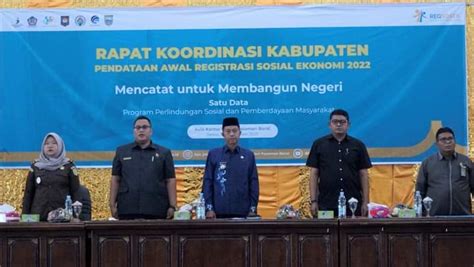 BPS Bersama Pemkab Pasbar Gelar Rakorkab Pendataan Awal Registrasi