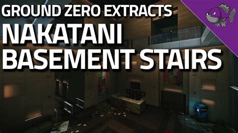 Nakatani Basement Stairs Ground Zero Extract Guide Escape From