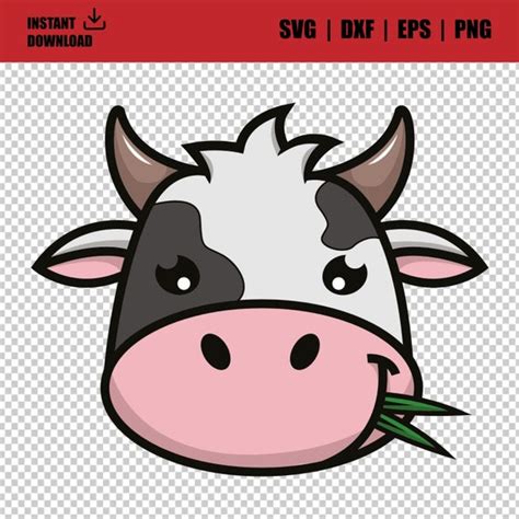 Cow Svg Cow Face Svg Cow Head Svg Farm Animal Svg Cute Cow - Etsy Finland