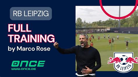 Rb Leipzig Full Training By Marco Rose Youtube