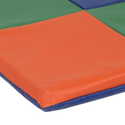 BCP 58x58in Foam Cushioned Toddler Play Floor Mat w/ 2-Inch Thick ...