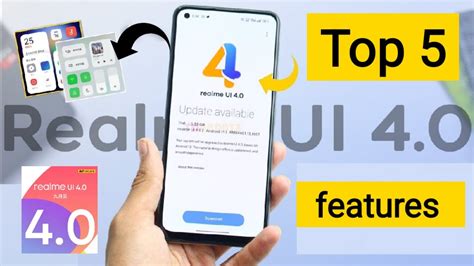 Realme Ui 4 0 Top 5 Features Tips Tricks YouTube