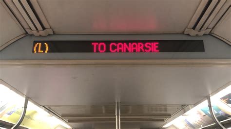 The St Canarsie Line R L Train Ride From Th Avenue Th Street