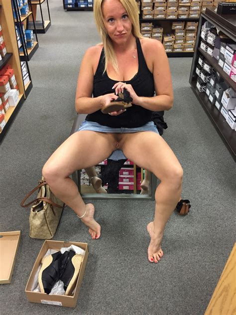 Naked In The Store Under Her Skirt Photos Sex Pics