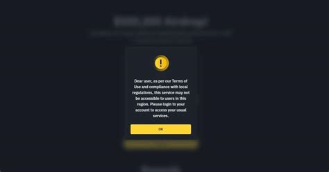 Ph Access To 500k Binance Airdrop Blocked After Sec Warning