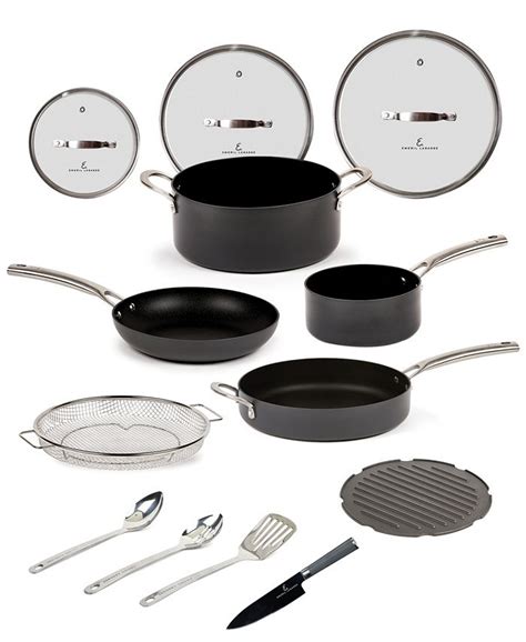 Emeril Lagasse Forever Pan Pro Aluminum Hard Anodized 13 Piece Cookware Set Macys