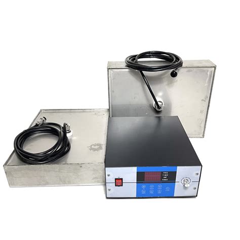 Dual Frequency Ultrasonic Immersible Transducer Plate Dual Frequency