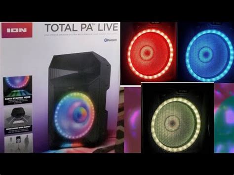 Unboxing Ion Total Pa Live Bluetooth Speaker Youtube