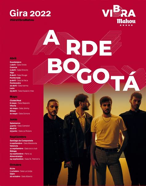 Arde Bogotá protagoniza la nueva gira Vibra Mahou Sony Music España