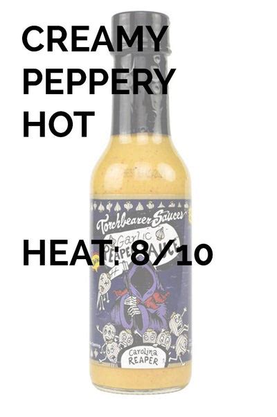 Torchbearer Sauces Garlic Reaper Sauce Hot Sauce Heatonist