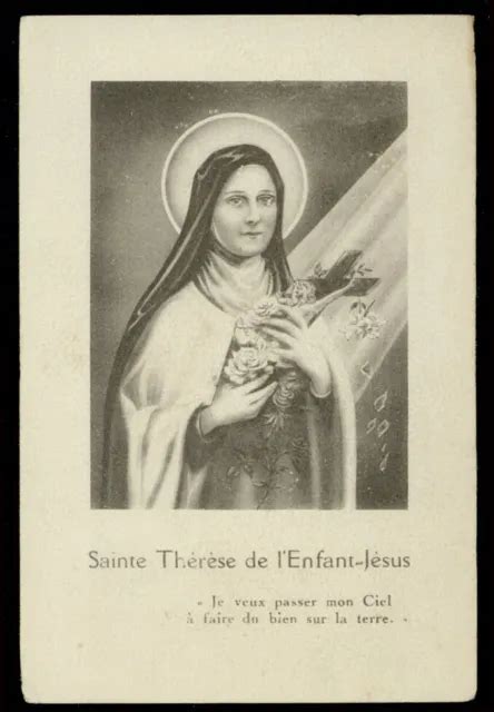 SANTINO HOLY CARD S TERESA DI GESU BAMBINO 99 EUR 3 50 PicClick FR