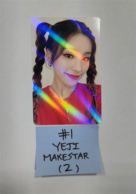 Itzy Checkmate Makestar Fansign Event Hologram Photocard