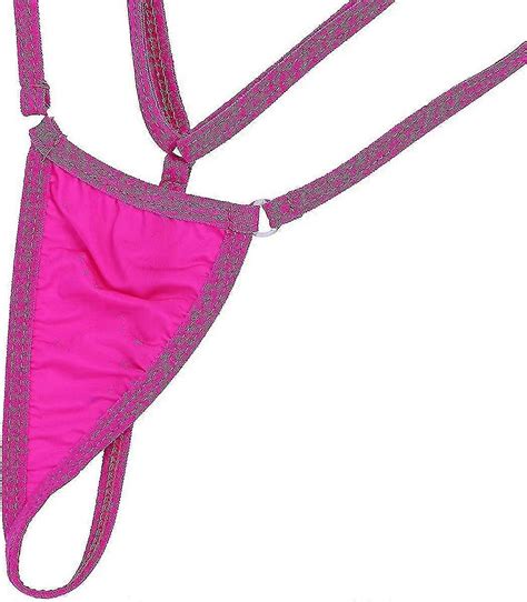 Women S Sexy Mini Sling Shot G String Micro Bikini Underwear Thong Swimwear Fruugo Uk