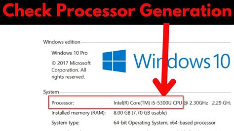 How To Check Processor Generation In Windows 7 10 11 In Laptop