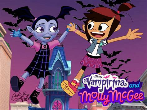 Vampirina And Molly Mcgee By Yingcartoonman On Deviantart