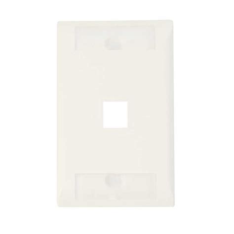 1 2111008 3 PLACA DE PARED MODULAR 1PTO SERIE SL COLOR BLANCO ALPINO