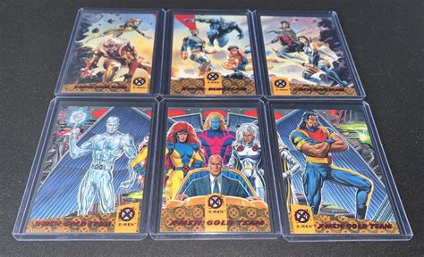 Fleer Ultra X Men Blue Gold Team Triptych Complete Set Walmart