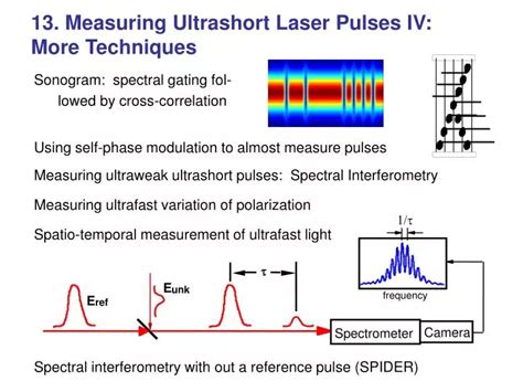 Ppt 13 Measuring Ultrashort Laser Pulses Iv More Techniques Powerpoint Presentation Id 6748846