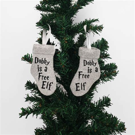 Dobby Socks Christmas Tree Ornaments NZ | For A Pawpose