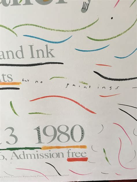 1980 David Hockney Exhibition Poster Tate Gallery London Etsy