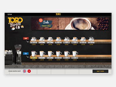 Automatic coffee vending machine (UI Design) by Uxui.Monster on Dribbble