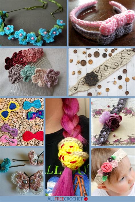 22 Coolest Crochet Hair Accessories To Make