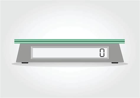 Digital Scale Flat Design Stock Illustration - Download Image Now - iStock