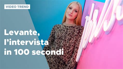 Levante L Intervista In 100 Secondi Verissimo Video Mediaset Infinity