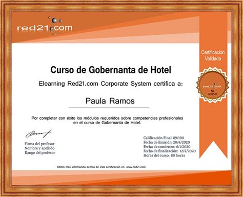 Curso Online De Gobernanta De Hotel