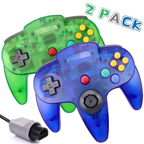 Amazon Wired N64 Controller Upgrade Joystick Classic Video Game