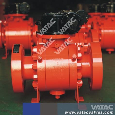 Side Entry Forged Trunnion Mounted Type With Dbb Function Ball Valve