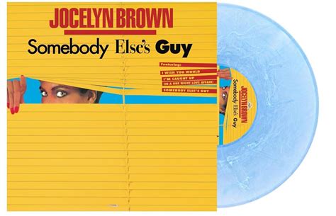 Jocelyn Brown Somebody Else S Guy Clear Blue Vinyl With White