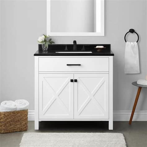 Reviews For Home Decorators Collection Ainsley 36 In Single Sink White