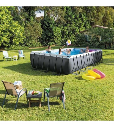 Piscina Fuori Terra Rettangolare Intex Ultra Xtr Frame 732x366x132 Cm