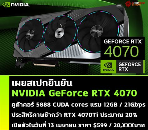 Welcome To เผยสเปกยืนยัน Nvidia Geforce Rtx 4070 รุ่น