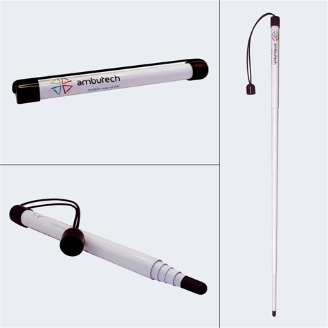 Telescopic Fiberglass Identification Cane No Grip Ambutech