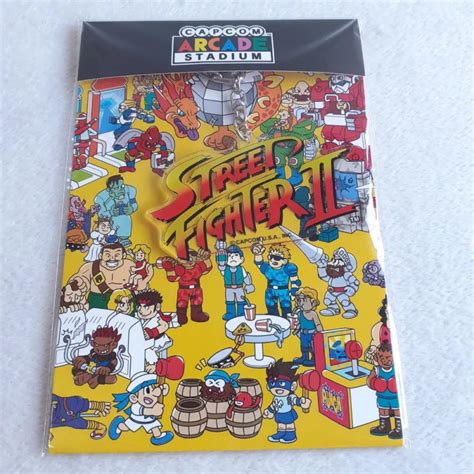 Arcade Stadium Street Fighter Ii Key Holder Chain Porte Cl S E