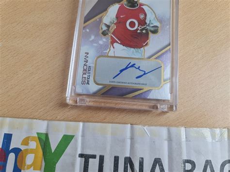 Topps Arsenal FC Invincibles Auto 75 Kolo Touré Autograph 2003 04 eBay